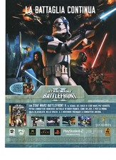 STAR WARS Battlefront II Pubblicità 2005 PS2 Italian Magazine Advertising 28x21 comprar usado  Enviando para Brazil