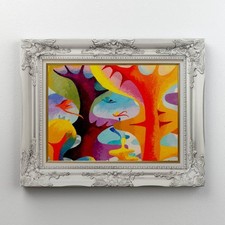 Quadro astratto trompe usato  Sava