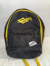 Mochila de lona preta amarela Naish média grande 16”x14” comprar usado  Enviando para Brazil