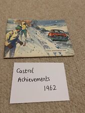 Castrol achievements 1962 for sale  BEACONSFIELD