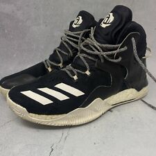 Tênis de basquete masculino Derrick D Rose 7 Adidas preto branco B72905 tamanho 11,5 M, usado comprar usado  Enviando para Brazil