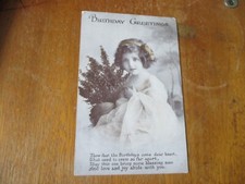 Birthday greetings postcard for sale  GAINSBOROUGH
