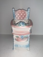 Cadeira alta vintage Napcoware PLANTER berçário bebê rosa e azul JAPÃO comprar usado  Enviando para Brazil