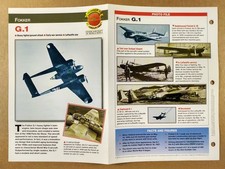 Fokker g.1 heavy for sale  Hartland