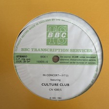Culture club concert for sale  BRENTWOOD