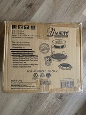 NOVO~FORNO DE PIZZA INFRAVERMELHO NUWAVE PRO, #20344~BRANCO (NOB) TUDO MENOS DVD/COOKBKS comprar usado  Enviando para Brazil