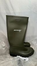 Dunlop green wellies for sale  TELFORD