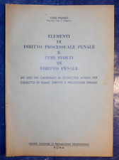 Elementi diritto processuale usato  Volpiano