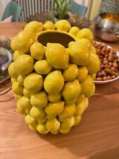 Extravagante zitronenvase blum gebraucht kaufen  Schongau