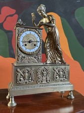 Pendule empire bronze d'occasion  Vernaison