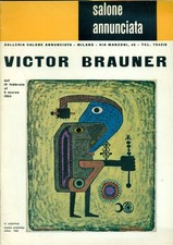 Victor brauner. plaquette usato  Italia
