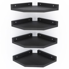 Black corner shelf for sale  USA