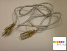 Cabo de alimentação Apple Power Mac G4 Cube Volex branco com conectores transparentes RARO comprar usado  Enviando para Brazil