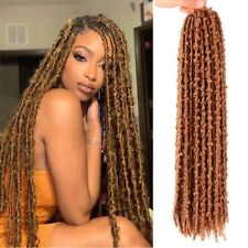 Borboleta Faux Locs tranças de crochê dreadlocks macios extensão de cabelo sintético comprar usado  Enviando para Brazil