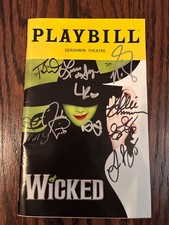 Wicked cast signed for sale  New Hyde Park