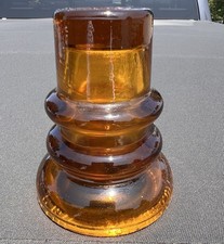 Amber glass insulator for sale  Parkersburg