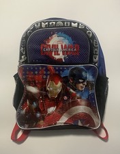 Mochila Marvel Captain American V Ironman 16" comprar usado  Enviando para Brazil