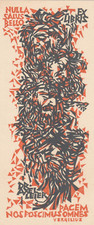 Używany, Exlibris - ULLRICH BEWERSDORFF - For Dr. Axel Leier - War/Peace/Virgil - Signed na sprzedaż  Wysyłka do Poland