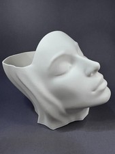 Doniczka 3D artystyczna nowoczesna unikatowa Twarz Kobieta biała 20 cm  homedeco na sprzedaż  PL