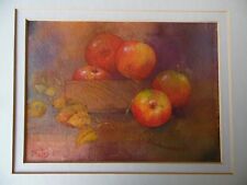 Apples wooden bowl. for sale  WEST MOLESEY