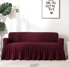 Usado, Capa de sofá Boshen 3D treliça bolha elegante elastano elástico borgonha 90-116" comprar usado  Enviando para Brazil
