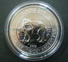 2014 Canadá $8 1.5 11/2 oz Arctic Fox .9999 Fine Silver Bullion moeda comprar usado  Enviando para Brazil