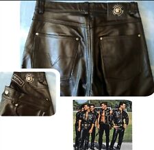 Trousers leather man usato  Roma