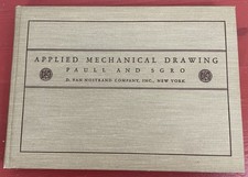 Vintage Applied Mechanical Drawing by Paull and Sgro Hardcover 1939 ~ NICE! comprar usado  Enviando para Brazil