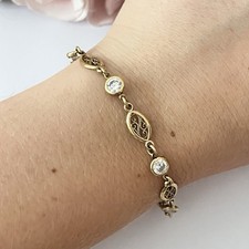 Diamonique qvc gold for sale  MELTON MOWBRAY