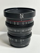 Lente de cinema Meike 25mm T2.2 M43 foco manual Prime mini, usado comprar usado  Enviando para Brazil