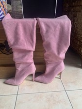 Cuissardes velours rose d'occasion  Menton