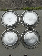 4 72-73 Cadillac Eldorado 15” calotas tampas de roda bons motoristas comprar usado  Enviando para Brazil