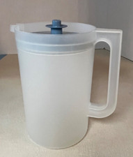 Tupperware 1676-6 Jarro Recipiente de Suco 2 Qt botão superior branco com azul comprar usado  Enviando para Brazil
