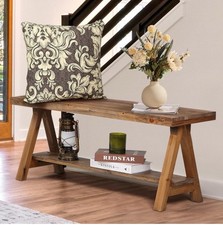 Farmhouse wood bench for sale  Katy