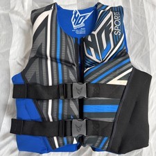 Usado, Colete salva-vidas esportivo juvenil azul e preto HO 50-90 libras comprar usado  Enviando para Brazil