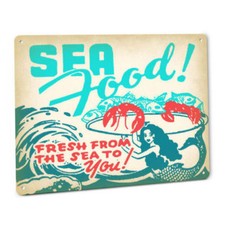 Seafood sign mermaid for sale  Rio Linda
