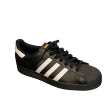 Tênis Adidas Superstar Base Couro Preto Tamanho 11 NOVO comprar usado  Enviando para Brazil