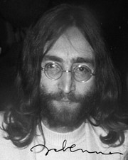 Autografo repro john usato  Spedire a Italy