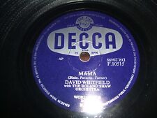 78rpm decca f10515 for sale  NORWICH