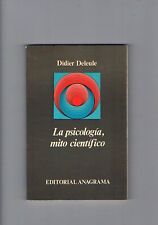 La psicologia mito cientifico Didier Deleule Anagrama 1972 comprar usado  Enviando para Brazil