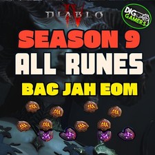 🔥DIABLO 4 TEMPORADA 9 AL RUNES BAC JAH EOM IGNI ITEM PIT RUN TAPETES DE OURO 🔥 comprar usado  Enviando para Brazil