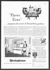 1929 Westinghouse Electric Flavor Zone estilo holandês forno arte impressão vintage anúncio comprar usado  Enviando para Brazil