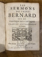 Livre ancien sermons d'occasion Livre ancien sermons d'occasion  Mont-sous-Vaudrey