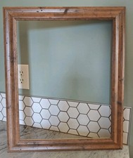 Moldura ornamentada vintage galeria de arte decoração parede chique gasto 14x18" eco LP, usado comprar usado  Enviando para Brazil