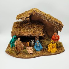 Große vintage krippe gebraucht kaufen  Gunzenhausen