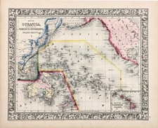 1864 map pacific for sale  Carefree