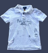 Camisa polo Ralph Lauren infantil 6 ajuste clássico gráfica peixe náutico comprar usado  Enviando para Brazil