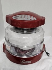 Novo em folha! Forno infravermelho NuWave Pro cúpula vermelha com acessórios. Veja fotos. Sem caixa comprar usado  Enviando para Brazil