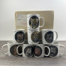 Coleção completa de 8 canecas Cubs of The Big Cats Princeton Gallery caixa original comprar usado  Enviando para Brazil