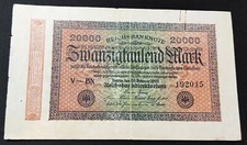 Allemagne billet 20000 d'occasion  Ogeu-les-Bains